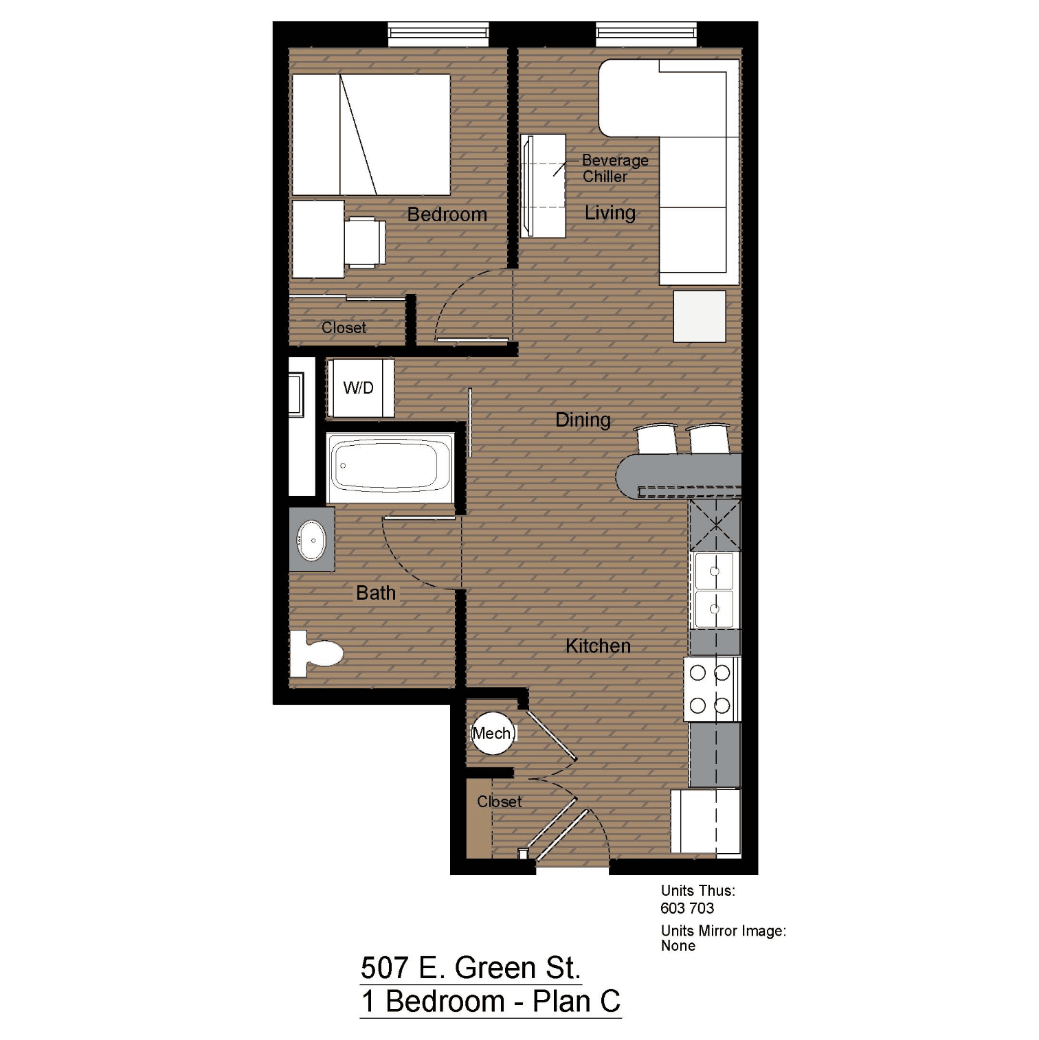 SPRING27 Sublease at a luxury sold out 1 bedroom middle of green st โ photo 2